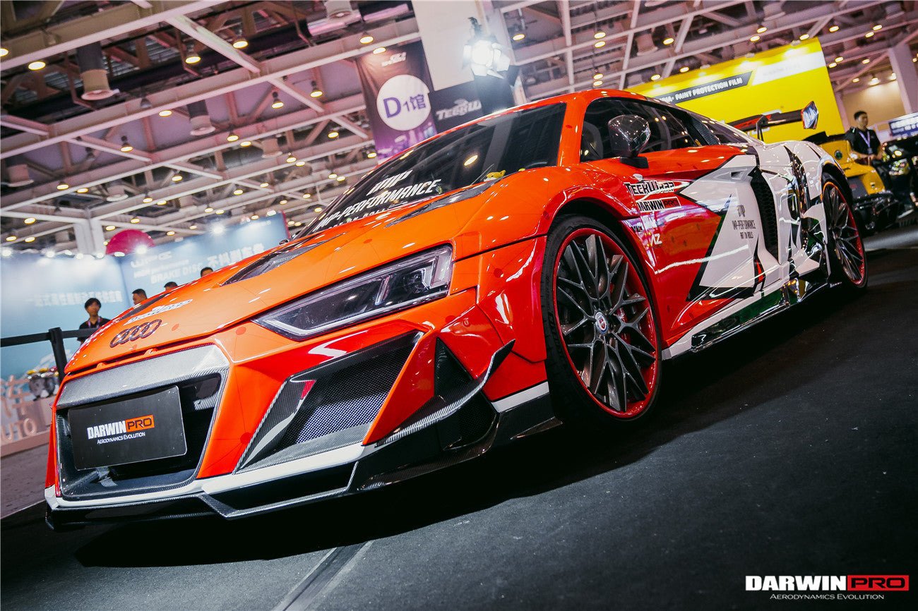 2016 - 2018 Audi R8 Coupe/Spyder iMPII Carbon Fiber Side Skirts Add on